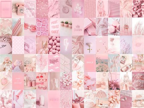 pink collage